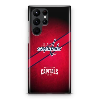 Washington Capitals Dark Logo Cover Samsung Galaxy S25 / S25 Plus / S25 Ultra 3D Case