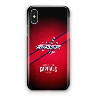 Washington Capitals Dark Logo Cover iPhone X / XR / XS / XS Max 3D Case
