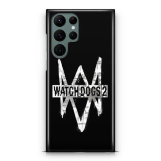 Watch Dogs 2 Black Logo Samsung Galaxy S23 / S23 Plus / S23 Ultra / S23 FE 3D Case