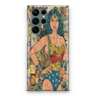 Wonder Woman Comic Samsung Galaxy S23 / S23 Plus / S23 Ultra / S23 FE 3D Case