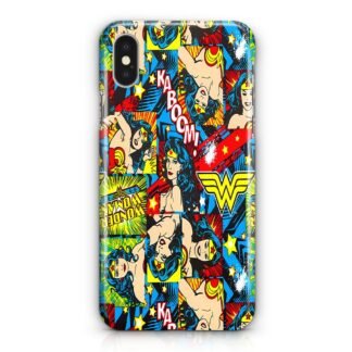 Wonder Woman Comic Collage iPhone X / XR / XS / XS Max 3D Case