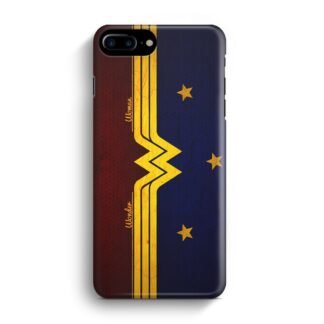 Wonder Woman Red Blue Logo iPhone 7 Plus / 8 Plus 3D Case
