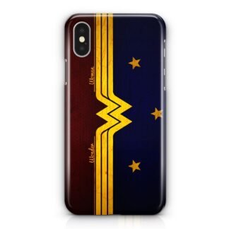 Wonder Woman Red Blue Logo iPhone X / XR / XS / XS Max 3D Case