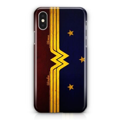 Wonder Woman Red Blue Logo iPhone X / XR / XS / XS Max 3D Case
