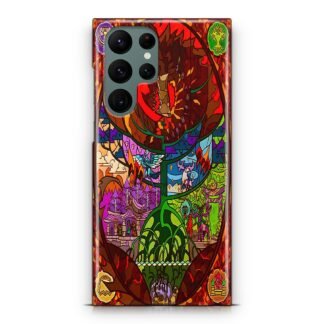 World of Warcraft Deathwing Mosaic Samsung Galaxy S23 / S23 Plus / S23 Ultra / S23 FE 3D Case