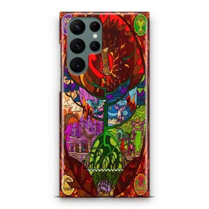 World of Warcraft Deathwing Mosaic Samsung Galaxy S23 / S23 Plus / S23 Ultra / S23 FE 3D Case