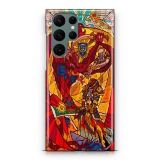 World of Warcraft Dragon Knight Mosaic Samsung Galaxy S23 / S23 Plus / S23 Ultra / S23 FE 3D Case