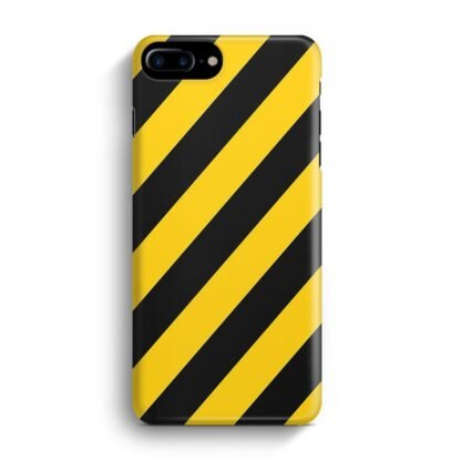 Yellow Black Stripe iPhone 7 Plus / 8 Plus 3D Case