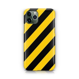 Yellow Black Stripe iPhone 11 / 11 Pro / 11 Pro Max 3D Case