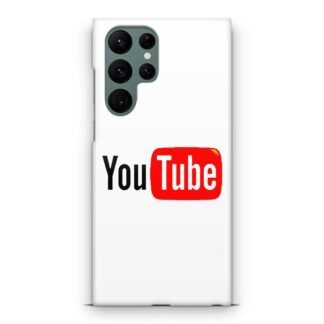 YouTube Logo Samsung Galaxy S23 / S23 Plus / S23 Ultra / S23 FE 3D Case