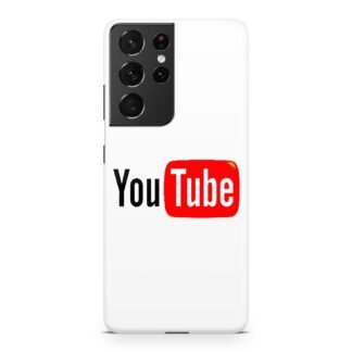 YouTube Logo Samsung Galaxy S21 / S21 Plus / S21 Ultra / S21 FE 3D Case