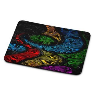 Abstract Bond Swirl Pattern Mouse Pad