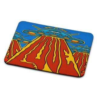 Alien Ufo Love Mouse Pad