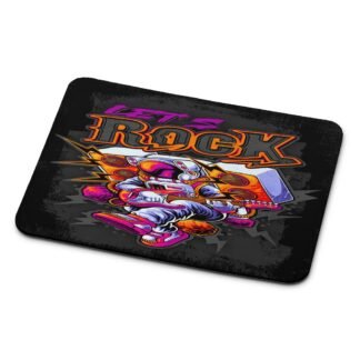 Astronaut Lets Rock Mouse Pad