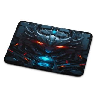 Black Dragon Mecha Armor Mouse Pad