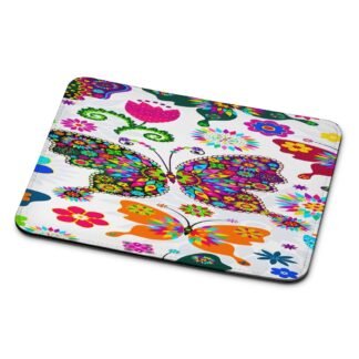 Butterfly Colorful Art Mouse Pad