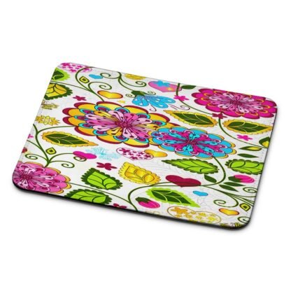 Colorful Flowers Mouse Pad