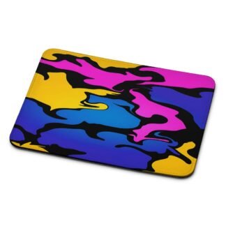Colorful Splatter Pattern Mouse Pad