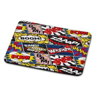 Comic Boom Pow Splat Mouse Pad