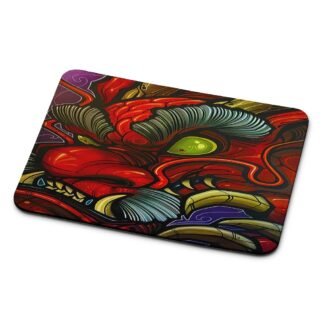 Demon Monster Red Dragon Mouse Pad
