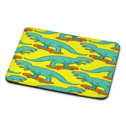 Dino Skate Collage Mouse Pad