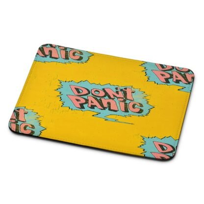 Dont Panic Pop Art Cover Mouse Pad