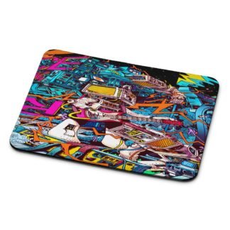 Electro Music Robot Mouse Pad