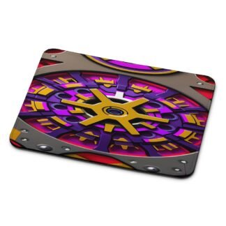 Gear Dark Purple Core Cover Mouse Pad