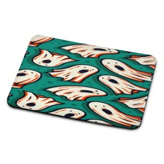 Ghost Casper Green Doodle Mouse Pad