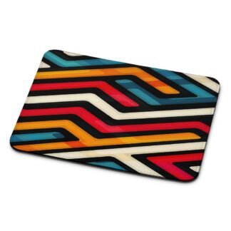Graffiti Maze Pattern Mouse Pad