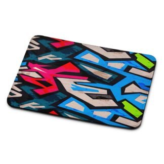 Graffiti Tritone Pattern Mouse Pad