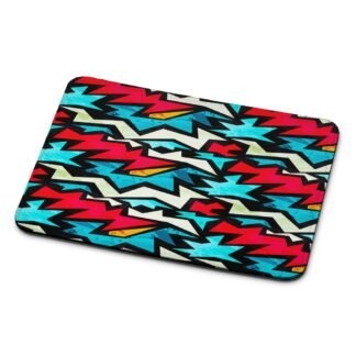 Graffiti Zig Zag Pattern Mouse Pad