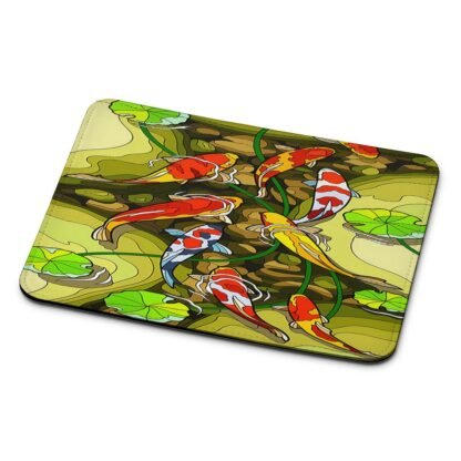 Koi Pond Cover Mouse Pad