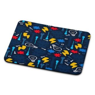 Light Bulb Puzzle Collage Mouse Pad