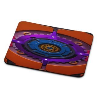 Light Gear Purple Orange Core Mouse Pad