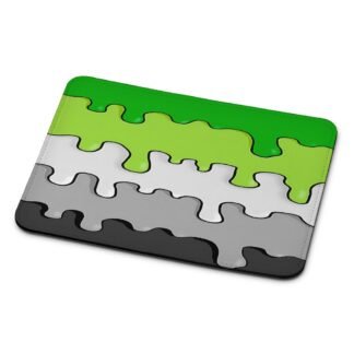 Liquid Color Slime Drop Mouse Pad