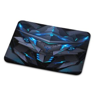 Mecha Dark Blue Core Armor Mouse Pad