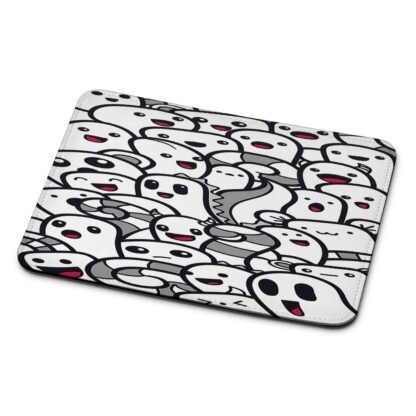 Mini Monster Black White Mouse Pad