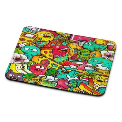 Monster Kid Doodle Mouse Pad