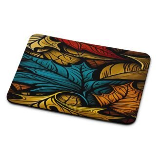Nature Clover Leaf Collage Mouse Pad