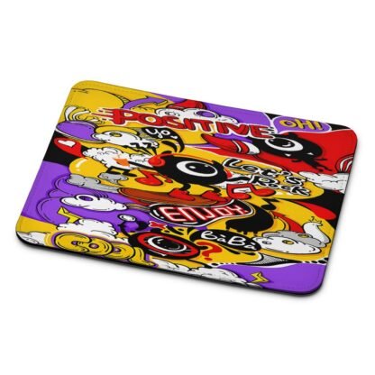 Positive Lets Rock Doodle Cover Mouse Pad