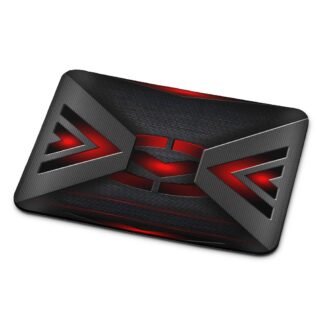 Red Steel Cover Mouse Pad