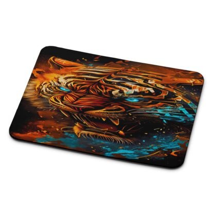 Tiger Aura Cover Mouse Pad