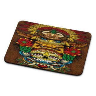 Tribal Mask Totem Cover Mouse Pad