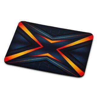X Flame Neon Shield Cover Mouse Pad