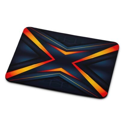 X Flame Neon Shield Cover Mouse Pad