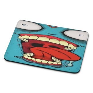 Zombie Scream Face Mouse Pad
